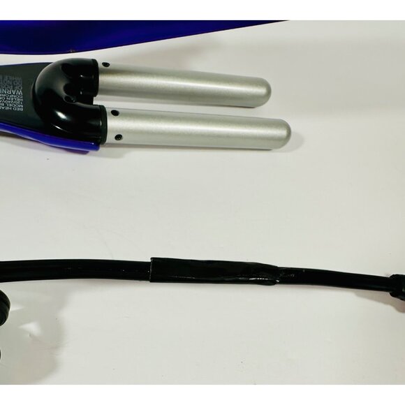 Bed Head TIGI A Wave We Go Adjustable Hair Waver Iron Purple With Silver Barrels - Picture 14 of 16